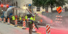 PRT conducts overnight work to install Red Dedicated Bus Lanes on Forbes & Fifth